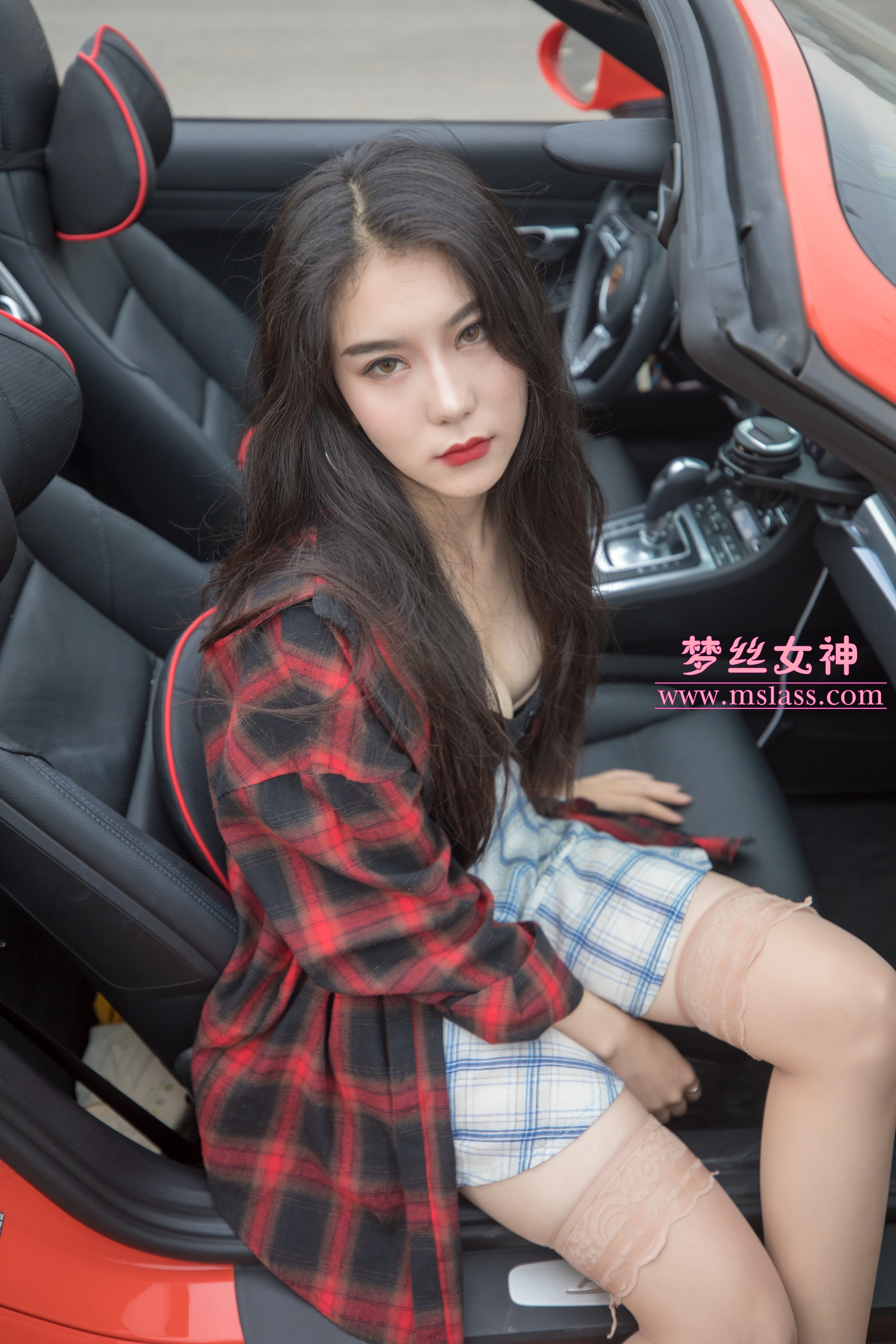 MSLASS梦丝女神 - 2019.05.26 NO.022 苏安希 跑车丝袜女神 1